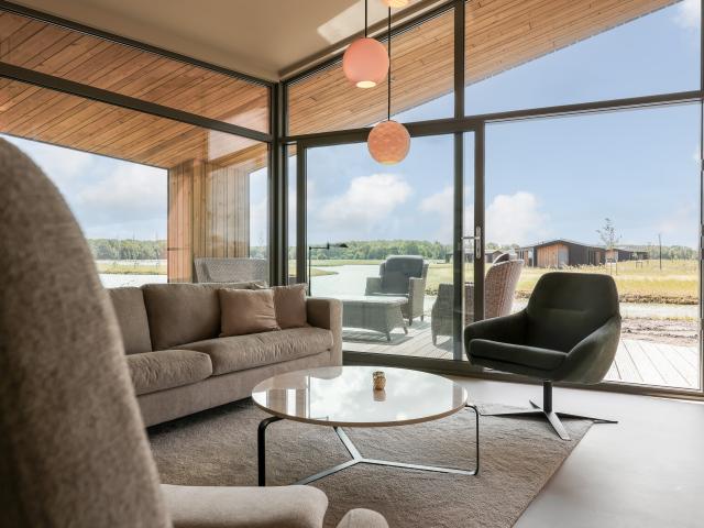 Uitzicht van vakantiehuis