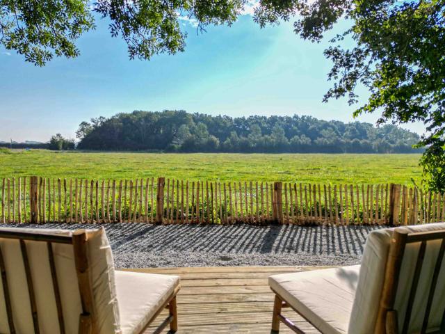 Uitzicht van vakantiehuis