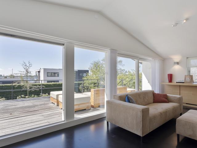 Vue de la maison de vacances