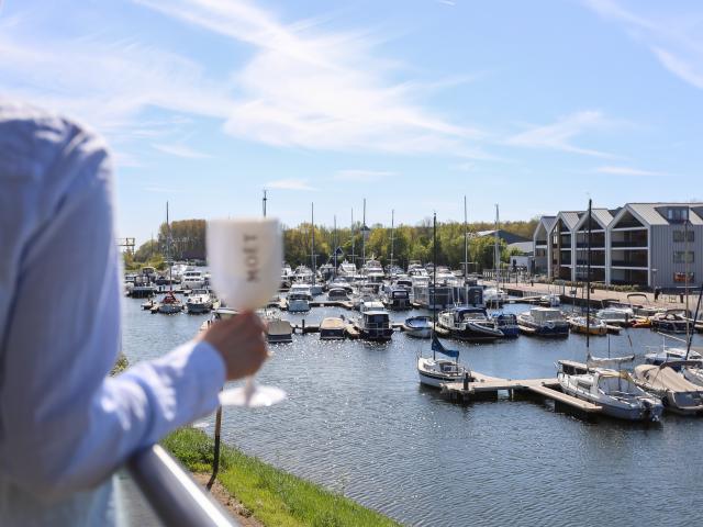 Vue de la maison de vacances