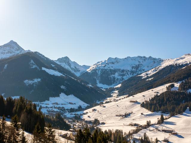 Uitzicht van vakantiehuis