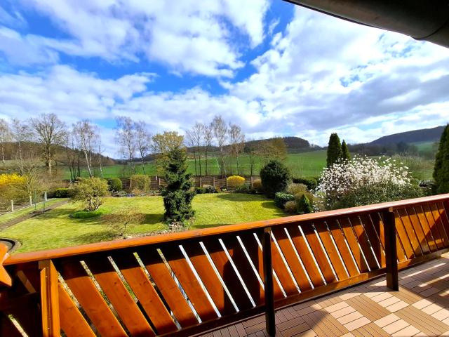 Vue de la maison de vacances