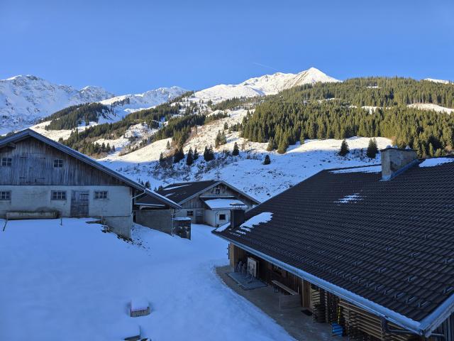 Vue de la maison de vacances