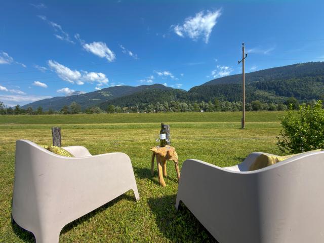 Vue de la maison de vacances