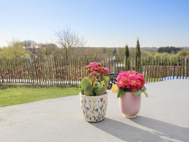 Uitzicht van vakantiehuis