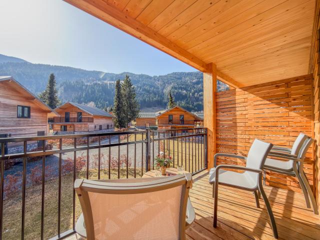 Vue de la maison de vacances