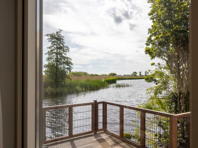 Vue de la maison de vacances