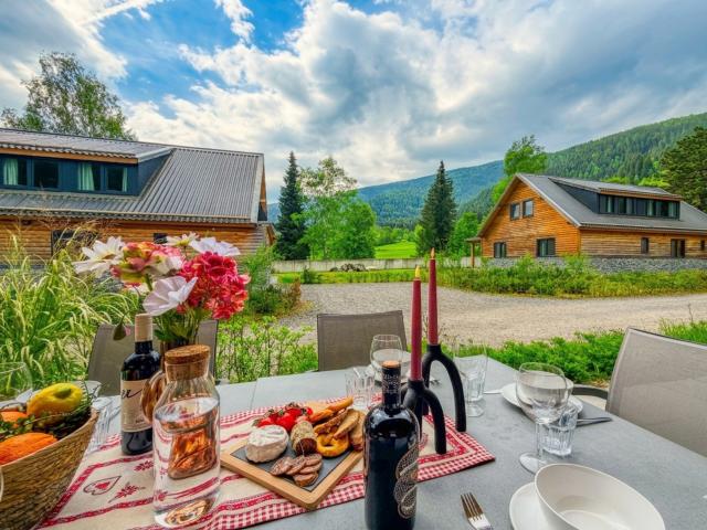 Vue de la maison de vacances