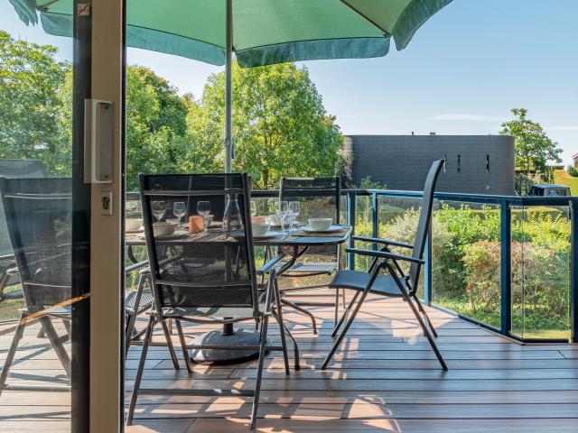 Vue de la maison de vacances