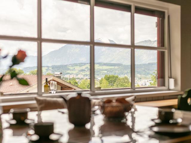Uitzicht van vakantiehuis