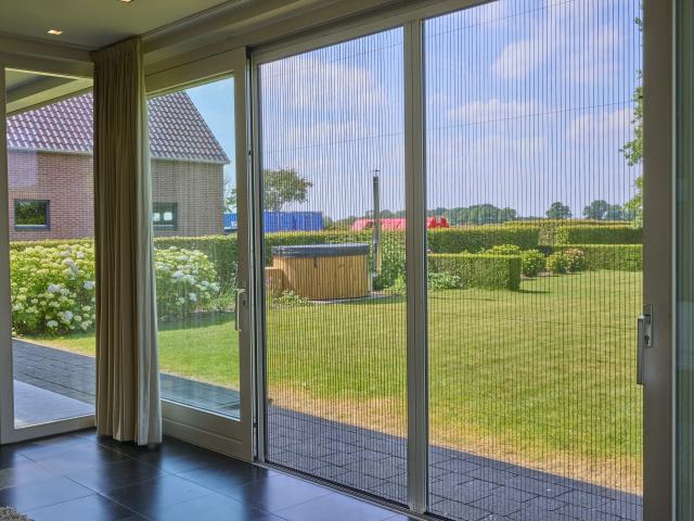 Uitzicht van vakantiehuis