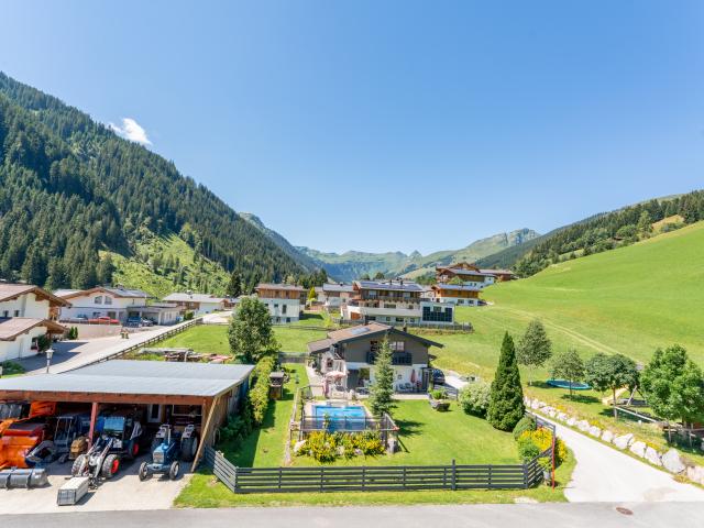 Vue de la maison de vacances