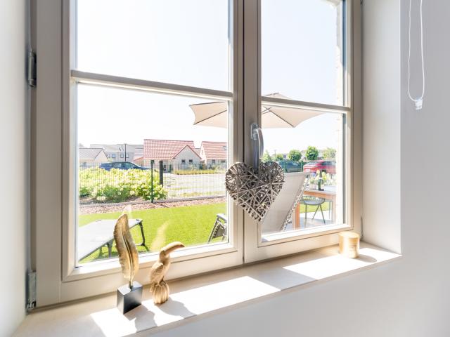 Vue de la maison de vacances