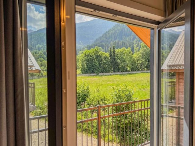 Vue de la maison de vacances
