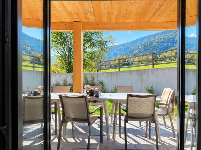 Vue de la maison de vacances