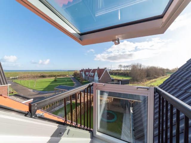 Uitzicht van vakantiehuis
