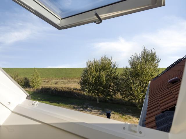 Uitzicht van vakantiehuis